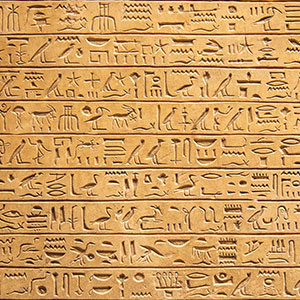 Egyptian hieroglyphics