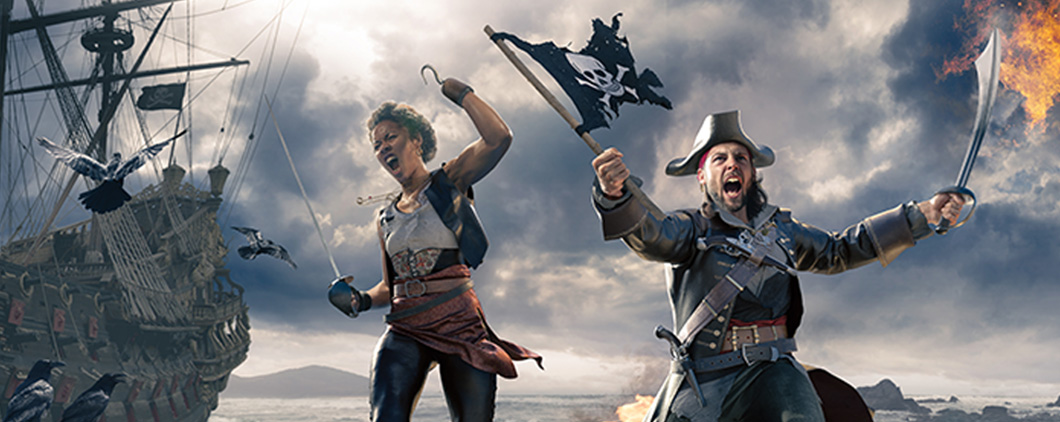 Still shot from the Pirates of the Caribbean movie